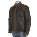 Giovanni Verucci Men's Full Grain Leather Jacket