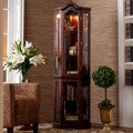 McCoy Mahogany Lighted Display Cabinet