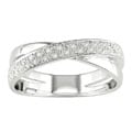 14k White Gold and 1/6ct Diamond Ring