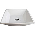 Fontaine Square Porcelain Vessel Sink