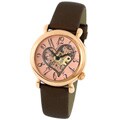 Stuhrling Original Cupid II Rose Gold Open Heart Watch