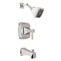 Fontaine Chrome Bathroom Tub & Shower Set