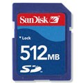 Sandisk 512MB SD Card