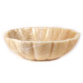 Fontaine Honey Clamshell Onyx Stone Bathroom Vessel Sink