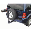 Three-bike Swing Down Hitch Mount Bike Carrier