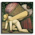 Rivera The Flower Carrier Stretched Canvas Art