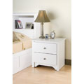 Winslow White 2-drawer Nightstand