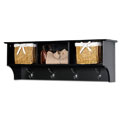 Broadway Black Entryway Wall Shelf