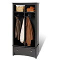 Broadway Black 1-drawer Wide Storage Locker