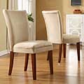 Microfiber Parson Side Chairs (Set of 2)