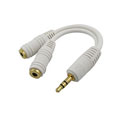 Universal Headset Splitter for iPod/Zune/MP3/PDA