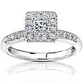 14k White Gold 1/2ct TDW Diamond Engagement Ring (H-I, I1-I2)