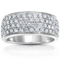 14k Gold 1ct TDW Diamond Pave Band (H-I, I1-I2)