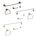 Fontaine Bathroom Towel Bar & Ring Accessory Set