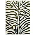 Hand-tufted Zebra Stripe Wool Rug (3' x 5')