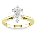 14k Gold 1ct TDW Pear Diamond Solitaire Ring (I-J, I1-I2)