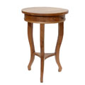 Handmade Reclaimed Teak Round One Drawer (India)