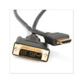 Black 14.75-foot 2-piece HDMI-DVI Cable Set