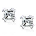 14k White Gold 3/4ct TDW Diamond Stud Earrings (H-I, SI1-SI2)