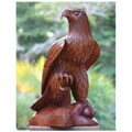 Wooden Eagle Rules the Sky Statue (Indonesia)