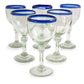 Acapulco 6-piece Wine Goblet Set (Mexico)