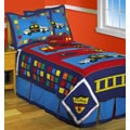 Heroes 4-piece Patchwork Quilt Set