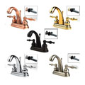 Fountain Cove Centerset Bathroom Faucet and Drain