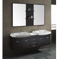 Vigo Double Contemporary Vanity Set