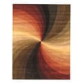Hand-tufted Swirl Wool Rug (5' x 8')