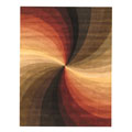 Hand-tufted Swirl Wool Rug (7'9 x 9'9)