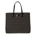 Fendi Brown Jacquard Logo Tote