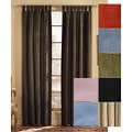 Microsuede Tab Top 63-inch Curtain Panel