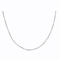 14k White Gold 18-inch Box Chain (0.75 mm)