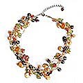 Pearl and Carnelian Sea Treasure Necklace (Thailand)