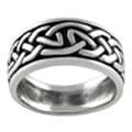 Sterling Silver Celtic Pattern Ring
