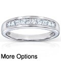 14k Gold 1/3ct TDW Diamond Semi-eternity Band (H-I, I1)
