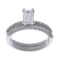 14k White Gold 1ct TDW Diamond Bridal Ring Set (G-H, SI1-SI2)