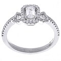 14k White Gold 3/4ct TDW Diamond Bridal Ring (G-H, I1)