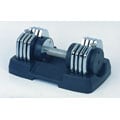 Bayou Fitness Single 50-pound Adjustable Dumbbell