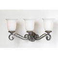 Monaco Forged Iron 3-light Vanity Fixture
