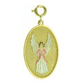 14k Yellow Gold Guardian Angel Charm
