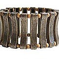 Handmade Bronze Goddess Bracelet (Peru)