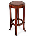Mohena and Leather Moche Bar Stool (Peru)