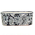 Ceramic Blue Cradle Flowerpot (Mexico)