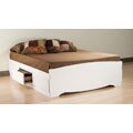 Winslow White Full/Double Platform Storage Bed