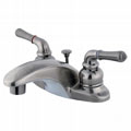 Vintage Nickel Centerset Lavatory Faucet