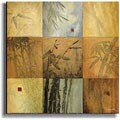 Bamboo Nine Patch by Don Li-Leger Stretched Canvas