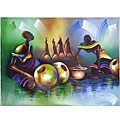 Asante Market Women Canvas Painting (Ghana)