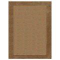 Hand-tufted Tan Border Wool Rug (8' x 10'6)