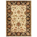 Hand-tufted Ivory black Wool Rug (8 x 10-6)